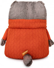 Игрушка мягкая-подушка «Кот Басик в свитере с косами» - Фото 3