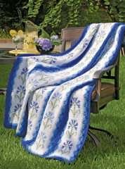 Пледы в тунисском стиле. Вяжем крючком - Фото 3