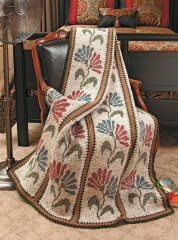 Пледы в тунисском стиле. Вяжем крючком - Фото 6