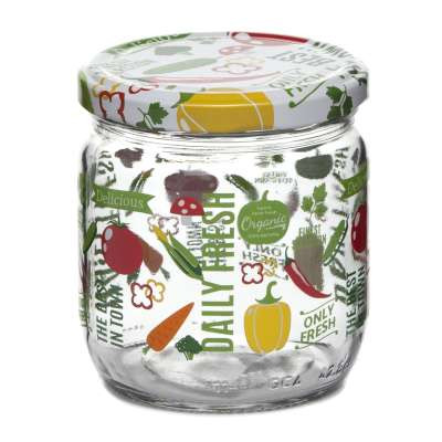 Банка с крышкой «Спелые овощи»