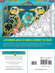Creative Haven Birds and Blossoms Coloring Book - Фото 1