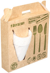 Набор для пикника БИОразлагаемый (30 предметов) - Фото 2
