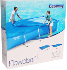 Тент для каркасных бассейнов (410×226 см) - Фото 1