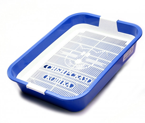 Туалет-лоток «Премиум» для кошек с сеткой и высокими ножками