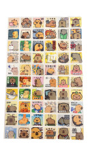 Набор наклеек Капибара - Фото 1