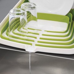 Сушилка для посуды «Arena», белая/зеленая - Фото 1