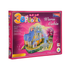3D пазл из пенокартона «Тёплый дом» - Фото 1