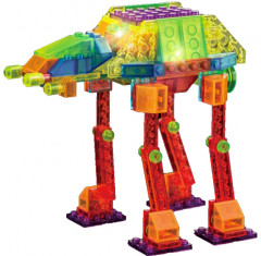 Конструктор светящийся 6 в 1 «Шагающий луноход» - Фото 1