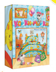 Комплект постельного белья «Маленькие зверушки» (арт. 8881-1, бязь, 1-спальный, наволочка 40х60) - Фото 1