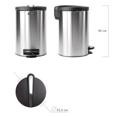 Ведро-контейнер для мусора - Фото 2