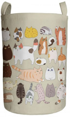 Корзина для игрушек «Котовечеринка» - Фото 1