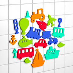 Набор для купания «Транспорт» - Фото 1