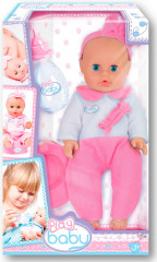 Пупс «Play Baby» с бутылочкой в розовом - Фото 1