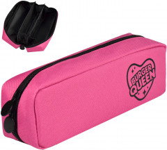 Пенал школьный «Розовое сердце» - Фото 2