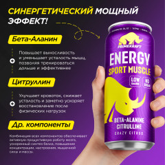 Энергетический напиток «Energy Sport Muscle» - Фото 3