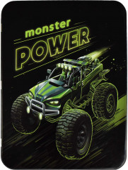 Пенал школьный «Монст-трак» - Фото 1