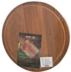 Доска разделочная круглая (бук, диаметр 30 см) - Фото 1