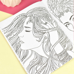 Антистресс-раскраска «Прически» - Фото 4