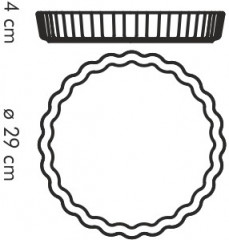 Форма для духовки круглая - Фото 1
