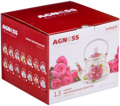 Чайник эмалированный с фильтром (1,3 л) - Фото 1