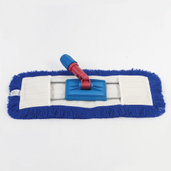 Насадка МОП плоская для швабры-рамки, карманы, сухая уборка - Фото 4