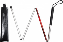 Трость одноопорная тактильная складная - Фото 1