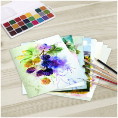 Папка для акварели «Осенняя аллея» - Фото 4