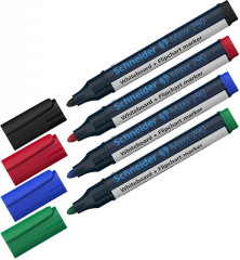 Набор маркеров для белых досок и флипчартов (4 цвета) - Фото 1