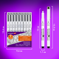 Набор ручек капиллярных для рисования «Art Debut» - Фото 5