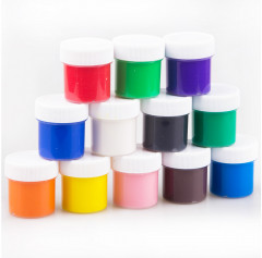 Гуашь классическая (12 цветов, 20 мл) - Фото 1