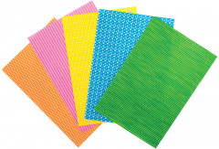 Фетр цветной с рисунком (5 цветов) - Фото 1