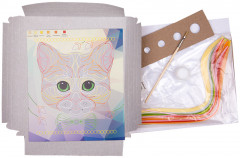 Квиллинг-панно «Рыжий котенок» - Фото 1