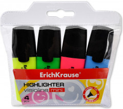 Набор текстмаркеров «Visioline Mini» (4 шт.) - Фото 1