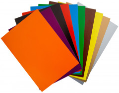 Картон цветной мелованный (10 цветов) - Фото 1