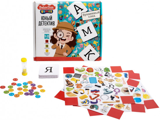 Игра настольная «Юный детектив. Буквенный след»