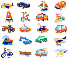 Набор магнитов «Транспорт» - Фото 2
