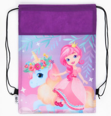 Мешок для обуви «Принцесса и единорог» - Фото 4