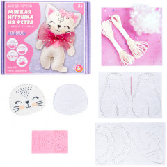 Набор для изготовления игрушки из фетра «Котёнок» - Фото 2