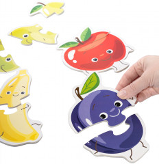 Пазлы-контуры мягкие «Фрукты» - Фото 4