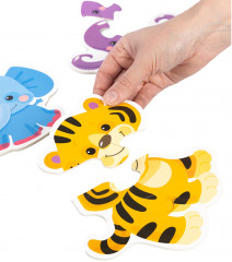 Пазлы-контуры мягкие «Зверята» - Фото 4