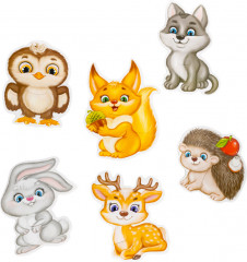 Пазлы-контуры мягкие «Первые пазлы» - Фото 1