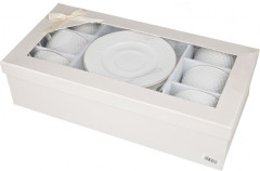 Набор чайный на 6 персон (12 предметов, 220 мл) - Фото 1