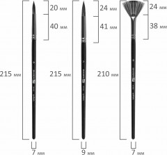 Набор кистей художественных - Фото 8