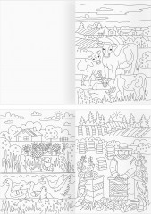 Раскраска «Времена года» - Фото 1