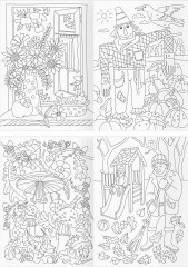 Раскраска «Времена года» - Фото 2