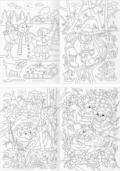 Раскраска «Времена года» - Фото 4