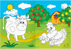 Раскраска «В деревне» - Фото 3