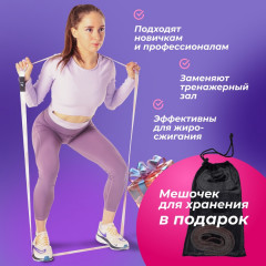 Набор резинок для фитнеса длинных - Фото 2