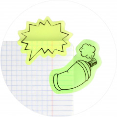 Набор стикеров-закладок пластиковых для заметок «Teenage 4» - Фото 1