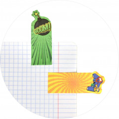 Набор стикеров-закладок бумажных «Плохие парни» - Фото 1